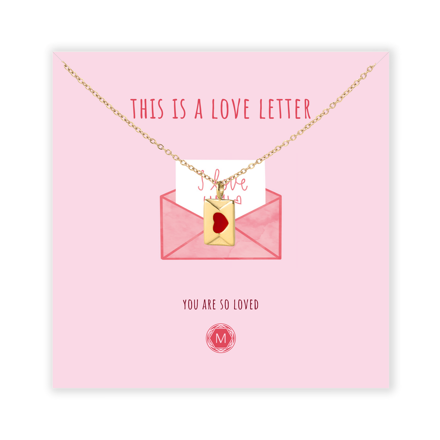 THIS IS A LOVE LETTER Necklace