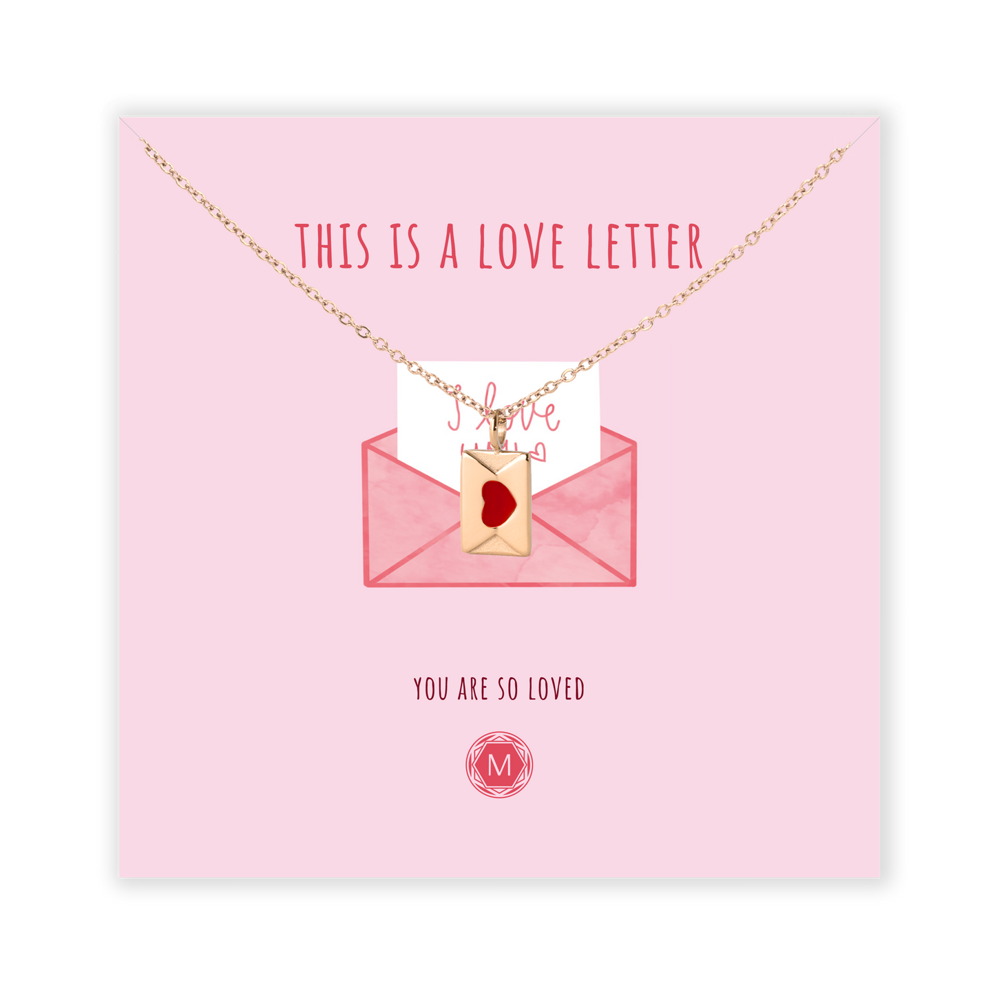 THIS IS A LOVE LETTER Necklace