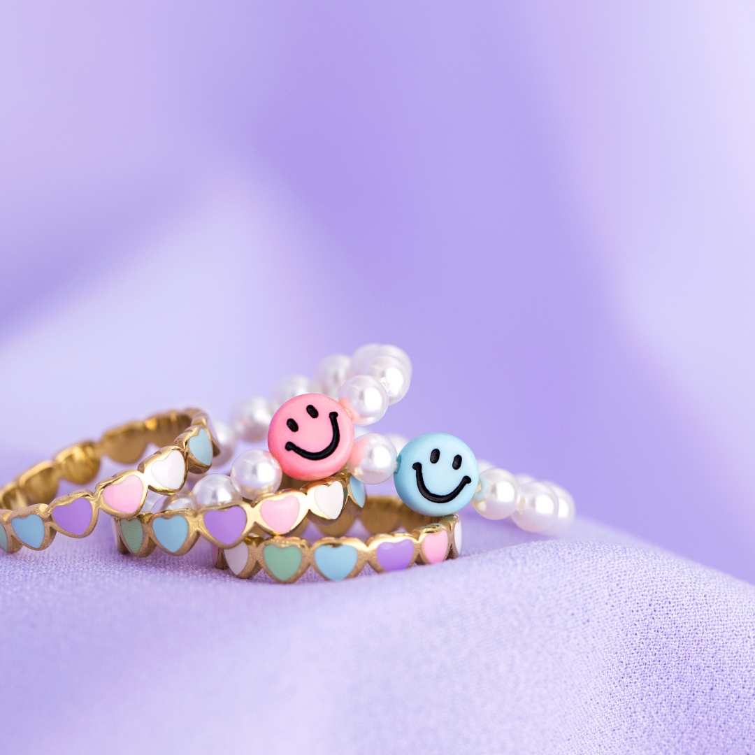 PASTEL HEARTS Ring Rose Gold
