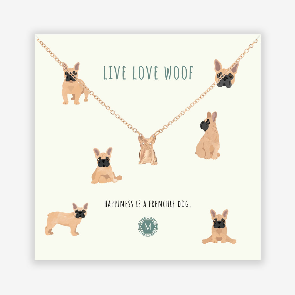 LIVE LOVE WOOF Necklace