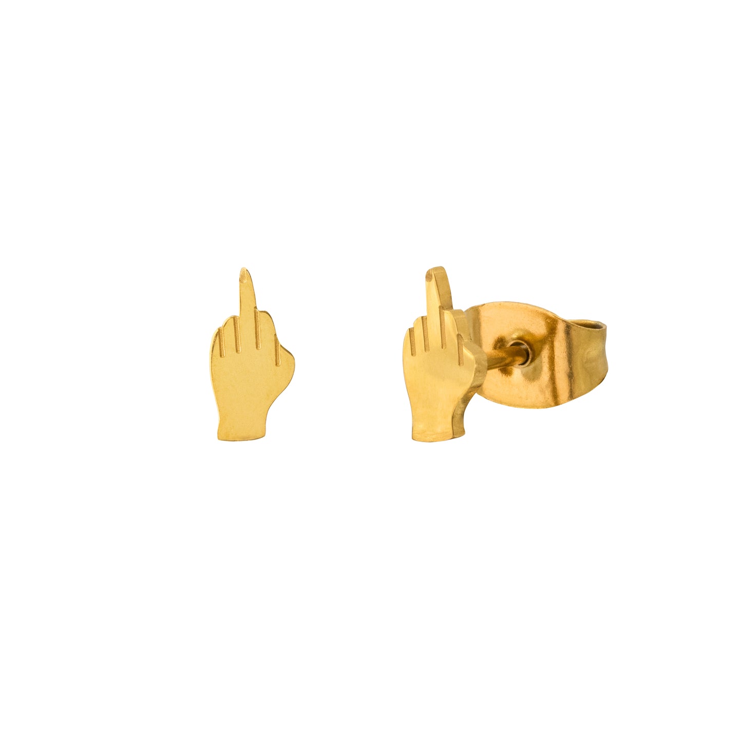 FUCK OFF Stud Earrings