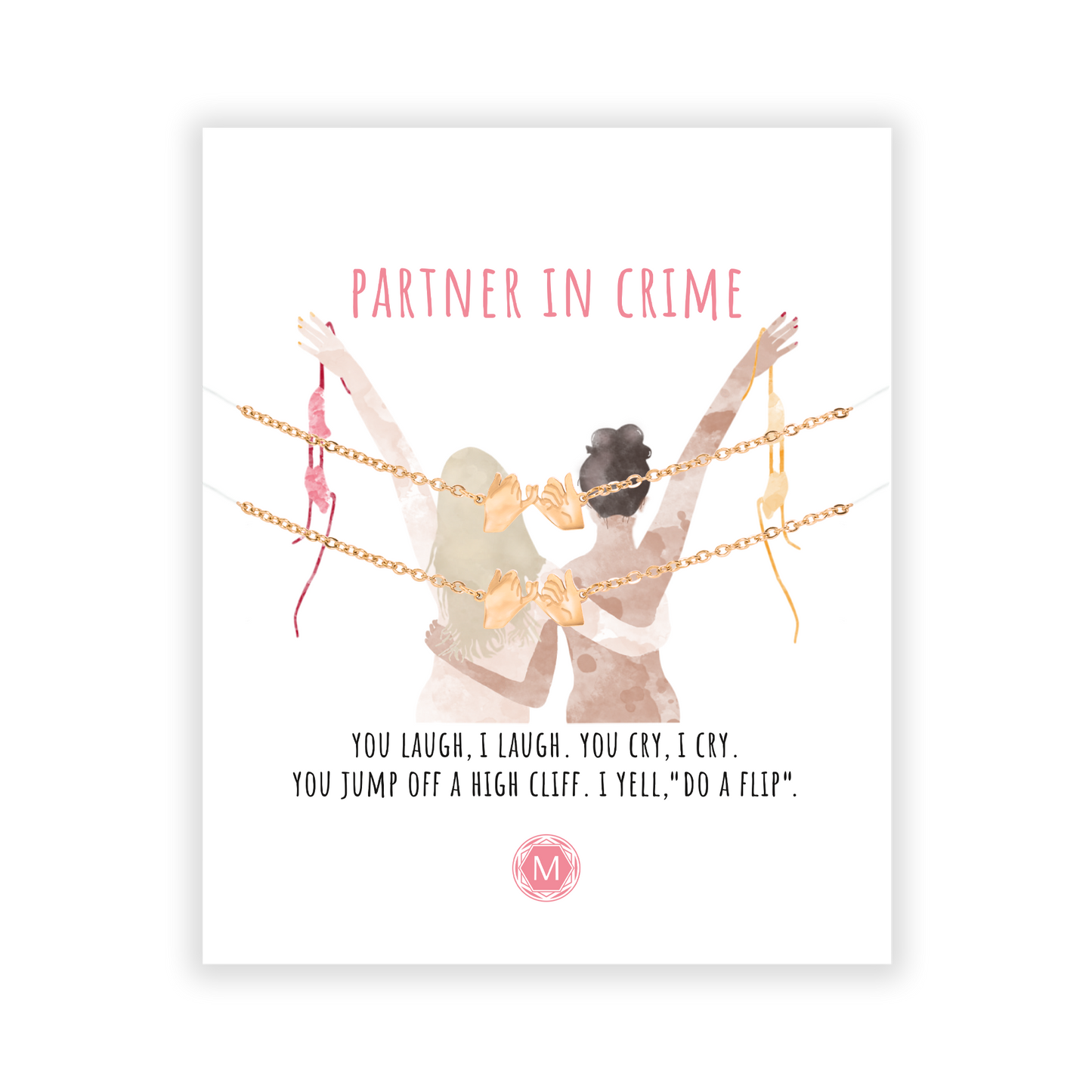 FRIENDSHIP: PARTNER IN CRIME 2x Bracelet