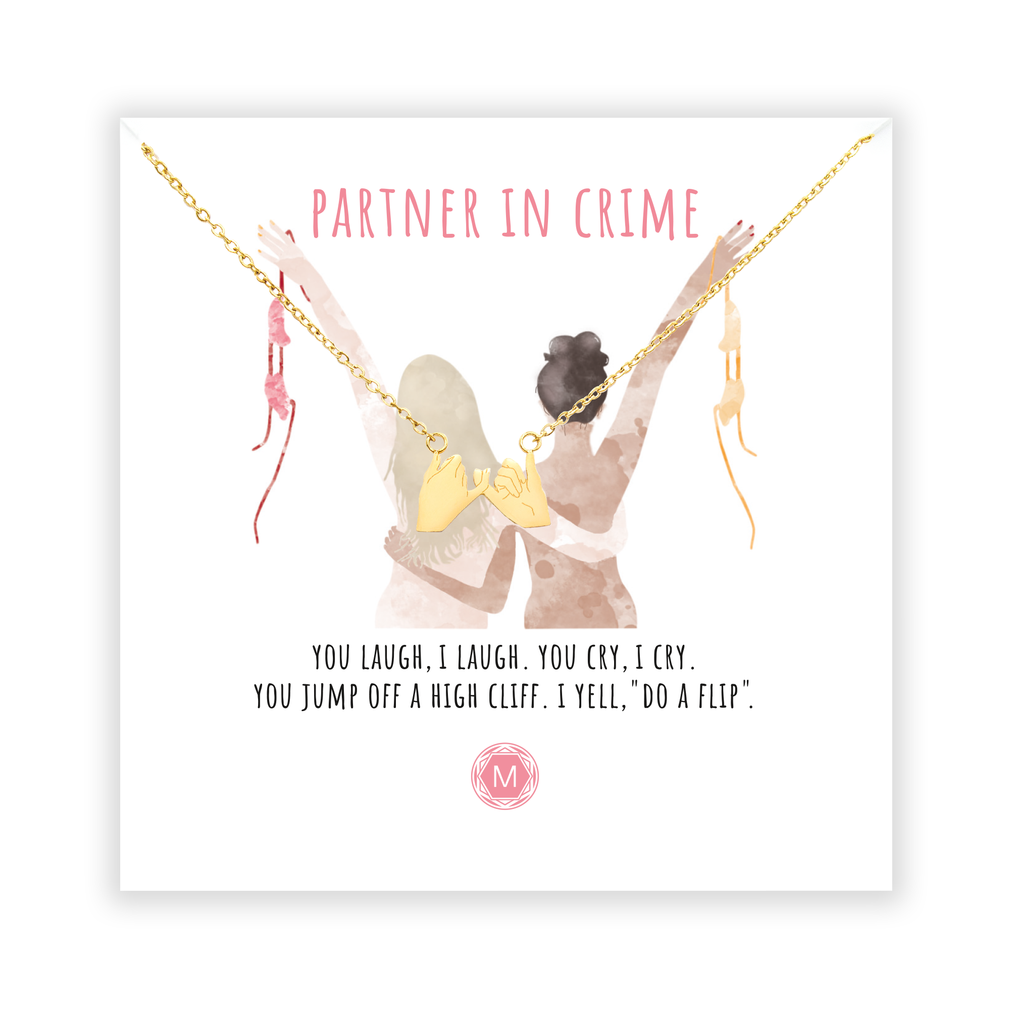 Partners in crime deals necklace