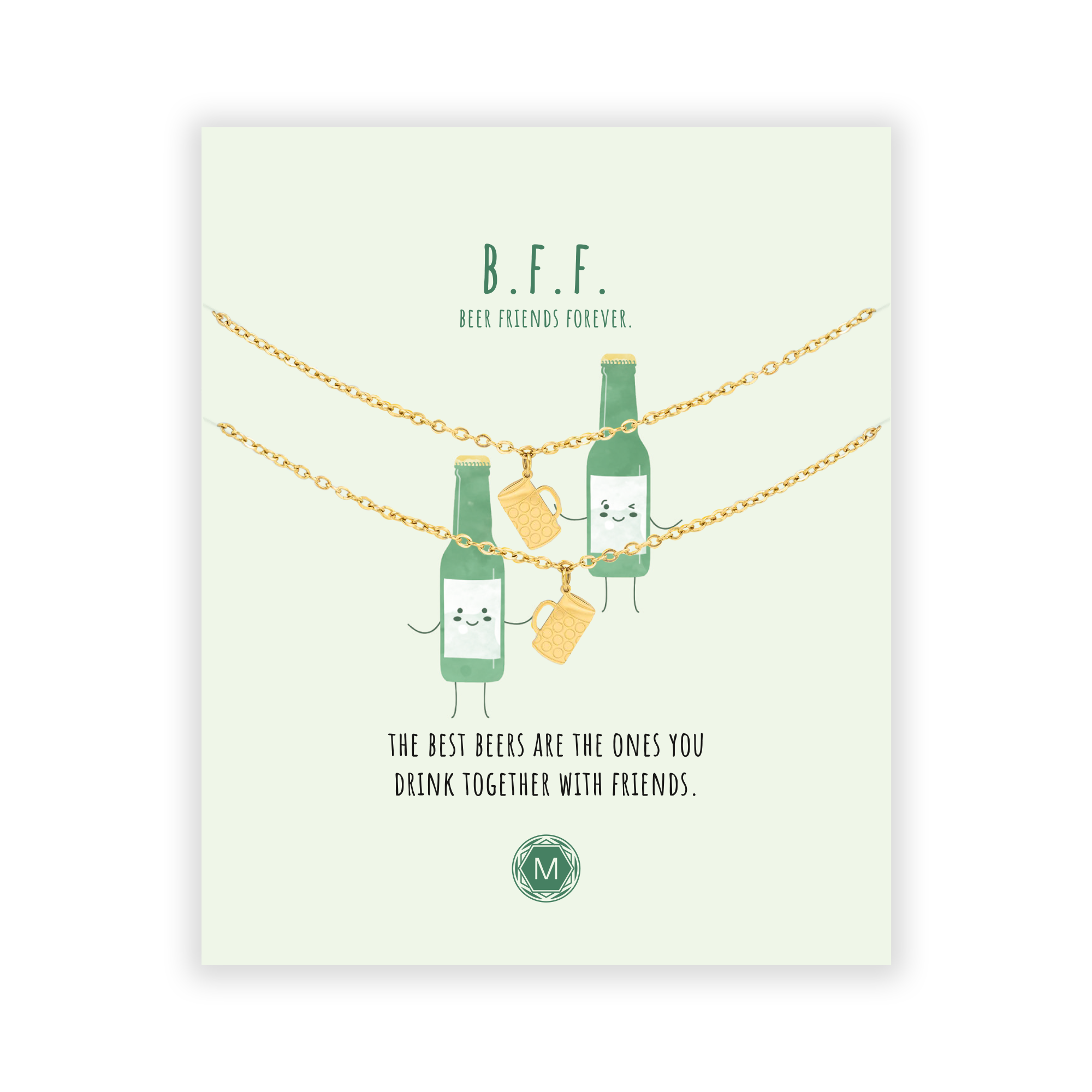 Beer friends forever bracelets deals