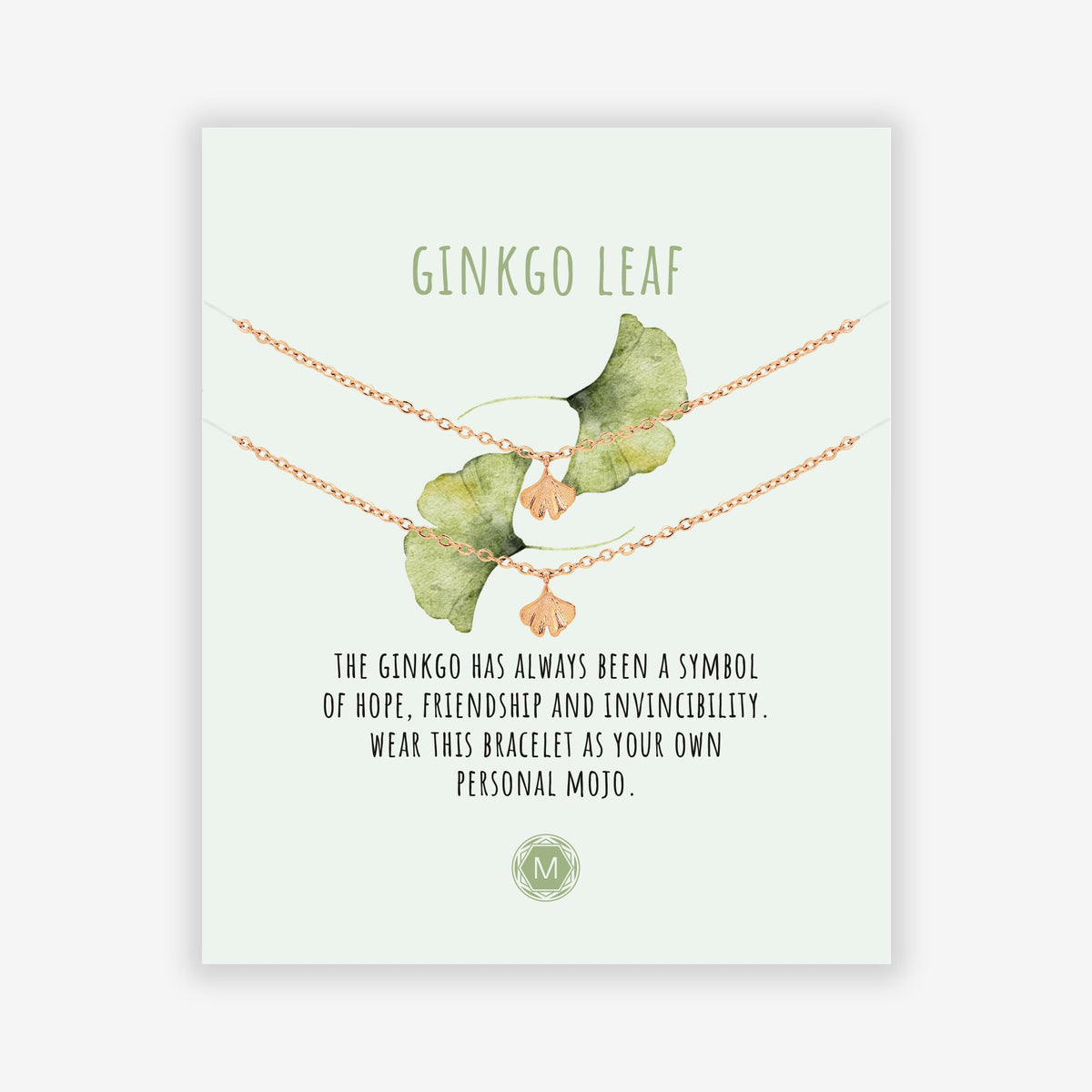 GINKGO LEAF 2x Bracelet