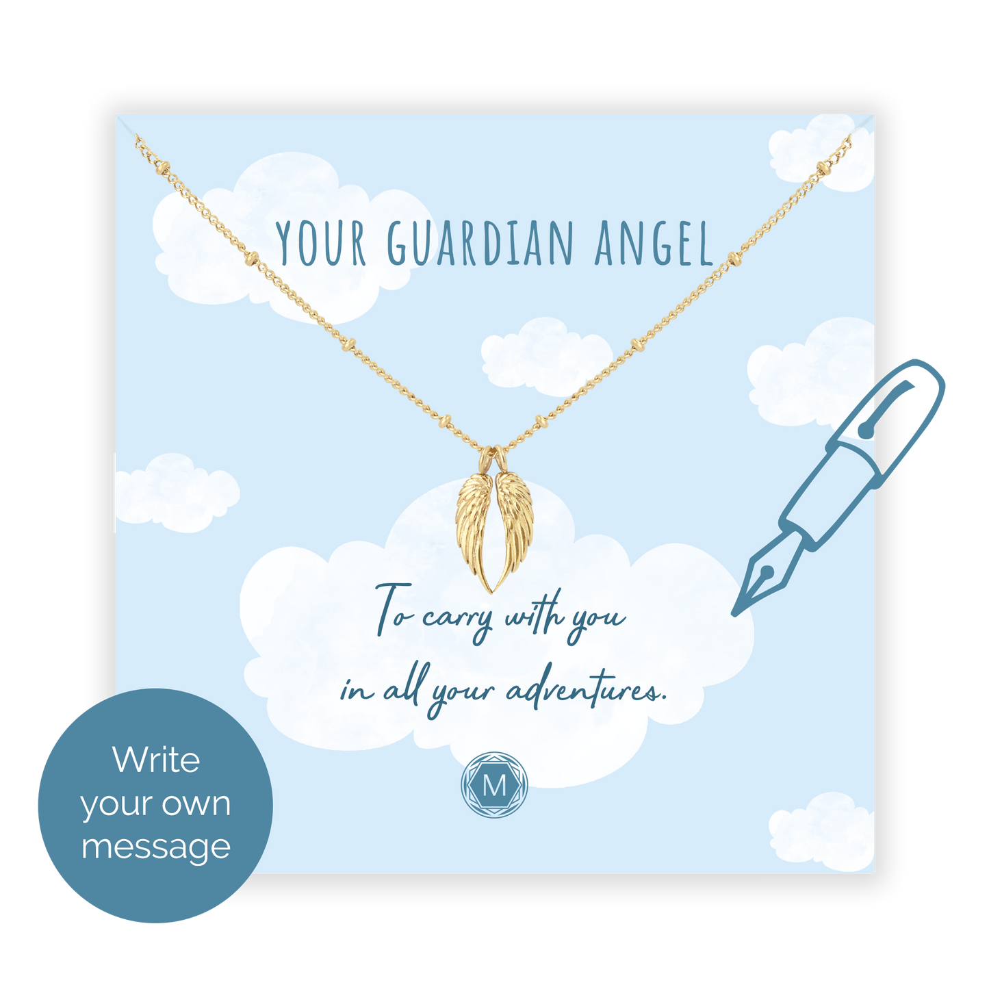 Dogeared guardian hot sale angel necklace