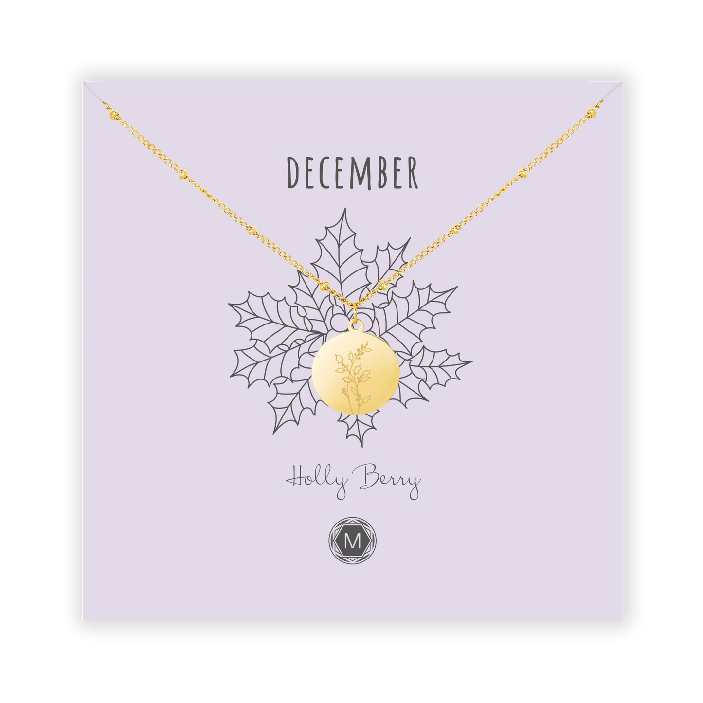 DECEMBER HOLLY Necklace