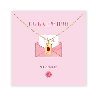 THIS IS A LOVE LETTER Necklace