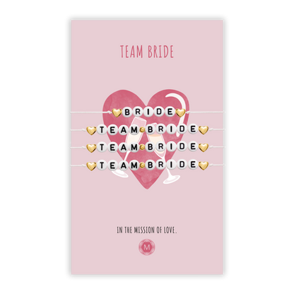 TEAM BRIDE 4x Bracelet Set