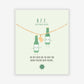B.F.F. BEER FRIENDS FOREVER Bracelet
