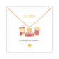 CUTE BUNS Necklace
