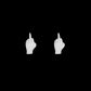 FUCK OFF Stud Earrings