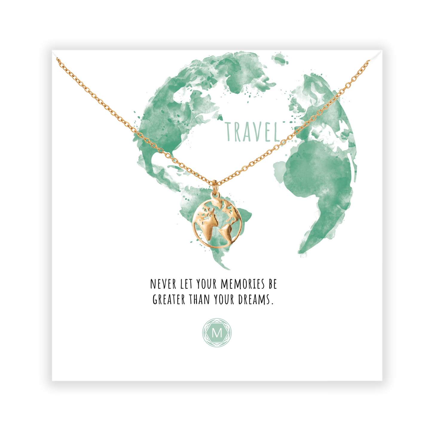 Travel World Necklace