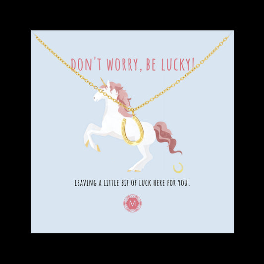 DON'T WORRY, BE LUCKY Necklace