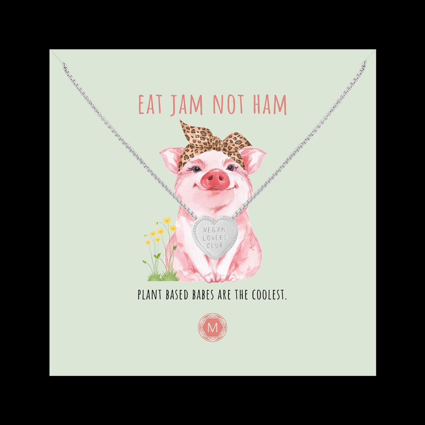 EAT JAM NOT HAM Necklace