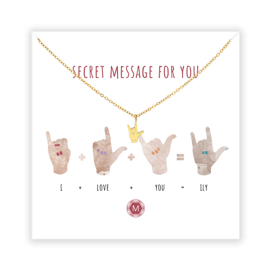 SECRET MESSAGE FOR YOU Necklace