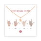 SECRET MESSAGE FOR YOU Necklace