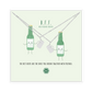 B.F.F. BEER FRIENDS FOREVER 2x Necklace
