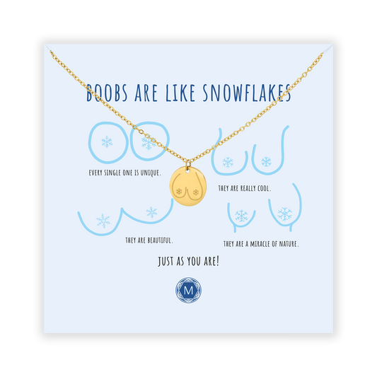BOOBS ARE LIKE SNOWFLAKES Necklace